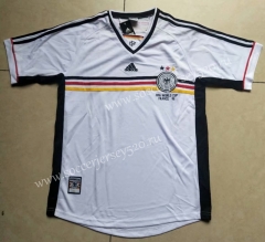 Retro Version 1998 Germany White Thailand Soccer Jersey AAA-912