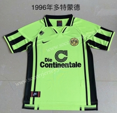 Retro Version 1996 Borussia Dortmund Yellow Thailand Soccer Jersey AAA-AY