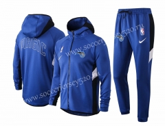 2020-2021 Orlando Magic Camouflage Blue Jacket Uniform With Hat-815