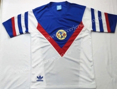 Retro Version 1987 Club America Away White Thailand Soccer Jersey AAA-912