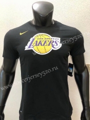 Los Angeles Lakers NBA Black Cotton T Jersey