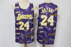 Los Angeles Lakers Purple #24 NBA Jersey