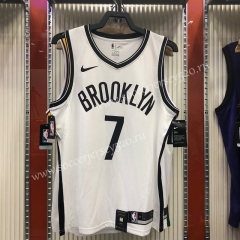 Brooklyn Nets White #7 NBA Jersey-311