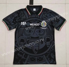 Retro Version Mexico Black Thailand Soccer Jersey AAA-422