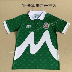 Retro Version 1995 Mexico Home Green Thailand Soccer Jersey AAA-AY