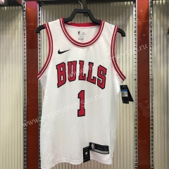 Chicago Bulls White #1 NBA Jersey-311