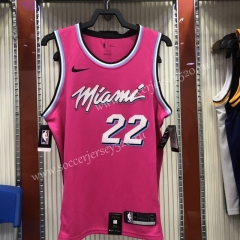 Miami Heat Pink #22 NBA Jersey-311