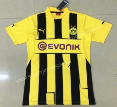 Retro Version 12-13 Borussia Dortmund Home Yellow Thailand Soccer Jersey AAA-HR