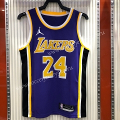 Los Angeles Lakers Jordan Purple #24 NBA Jersey-311
