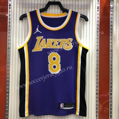 Los Angeles Lakers Jordan Purple #8 NBA Jersey-311
