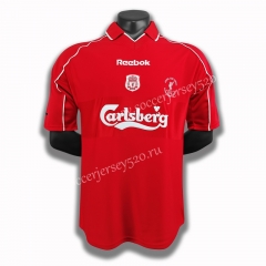 Retro Version 2000-2001 Liverpool Home Red Thailand Soccer Jersey AAA-C1046