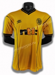 Retro Version 00-02 Celtic Away Yellow Thailand Soccer Jersey AAA-C1046