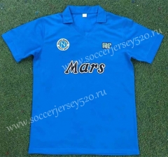 Retro Version 80-90 Napoli Home Blue Thailand Soccer Jersey AAA-503