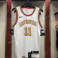 Golden State Warriors San Francisco White #11 NBA Jersey-311