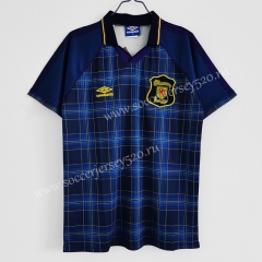Retro Version 1994-1996 Scotland Home Blue Thailand Soccer Jersey AAA-C1046