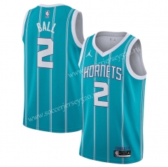 2020-2021 Charlotte Hornets Blue #2 NBA Jersey-311