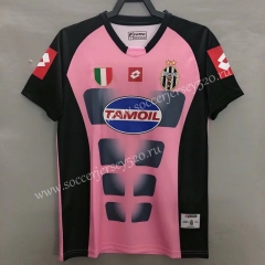 Retro Version 2002-2003 Juventus Pink&Black Thailand Soccer Jersey AAA-811