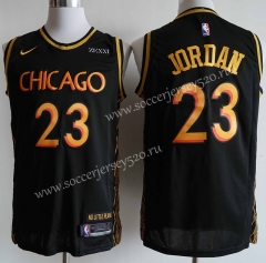 City Version 2020-2021 Chicago Bulls Black #23 NBA Jersey