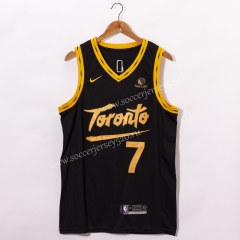 City Edition 2020-2021 Toronto Raptors Black #7 NBA Jersey