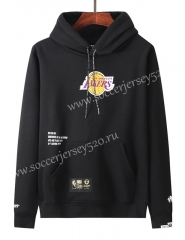 2020-2021 Los Angeles Lakers&Aape Black Thailand Soccer Tracksuit With Hat-LH