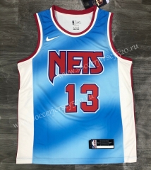Retro Version Brooklyn Nets Blue #13 NBA Jersey-311