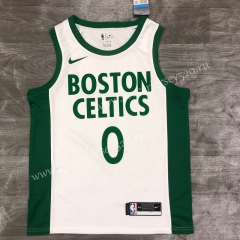 City Version 2021-2022 Boston Celtics White #0 NBA Jersey-311