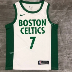 City Version 2021-2022 Boston Celtics White #7 NBA Jersey-311