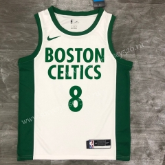 City Version 2021-2022 Boston Celtics White #8 NBA Jersey-311