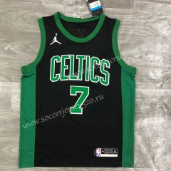 2021-2022 Boston Celtics Jordan Black #7 NBA Jersey-311