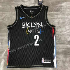 City Version 2021-2022 Brooklyn Nets Black #2 NBA Jersey-311