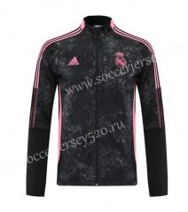 2021-2022 Real Madrid Black Ribbon Thailand Soccer Jacket-LH