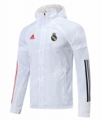 2021-2022 Real Madrid White Thailand Soccer Jacket-GDP