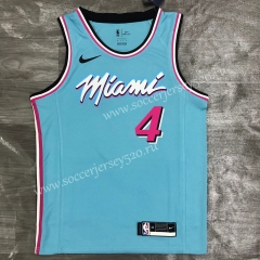 2021-2022 Miami Heat Blue #4 NBA Jersey-311