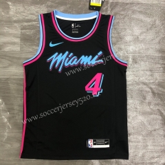 2021-2022 Miami Heat Black #4 NBA Jersey-311