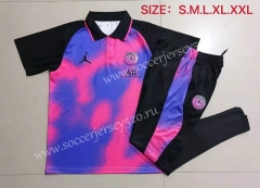 2021-2022 Jordan PSG Color Thailand Polo Uniform-815