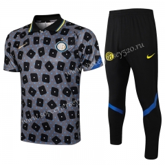 2021-2022 Inter Milan Gary Pad Printing Thailand Polo Uniform-815