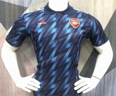 2021-2022 Arsenal Royal Blue Thailand Soccer Polo Shirt-403