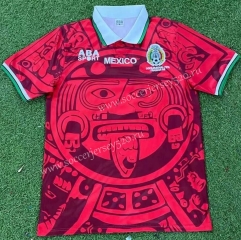 Retro Version 98 Mexico 2nd Away Red Thailand Soccer Jersey AAA-503