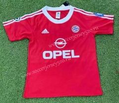 UEFA Champions League Retro Version 01 Bayern München Home Red Thailand Soccer Jersey AAA-503