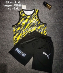 (03) 2021-2022 Borussia Dortmund Yellow&Black Thailand Soccer Vest Uniform-512