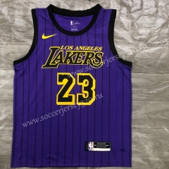2018 Los Angeles Lakers Purple #23 NBA Jersey-311
