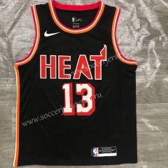 2018 Retro Version Miami Heat Black #13 NBA Jersey-311