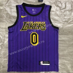 2018 Los Angeles Lakers Purple #0 NBA Jersey-311