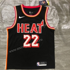 2018 Retro Version Miami Heat Black #22 NBA Jersey-311