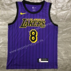 2018 Los Angeles Lakers Purple #8 NBA Jersey-311