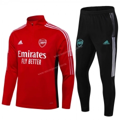 2021-2022 Arsenal Red Thailand Soccer Tracksuit Uniform-411