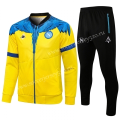 2021-2022 Napoli Yellow Thailand Soccer Jacket Uniform-815