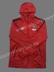 2021-2022 Manchester United Red Trench Coats With Hat-GDP