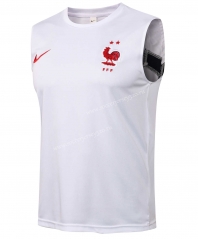 2021-2022 France White Thailand Soccer Vest -815