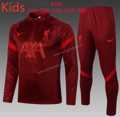2021-2022 Liverpool Red Kids/Youth Thailand Soccer Tracksuit-815